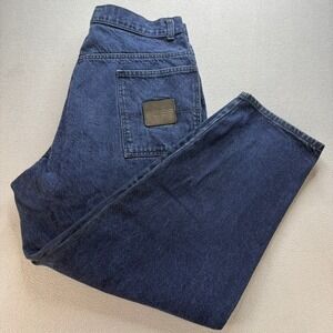 Vintage Boss Jeans Mens 38 (FIT 35/30) Denim Relaxed Fit Y2K Baggy Skate Hip Hop